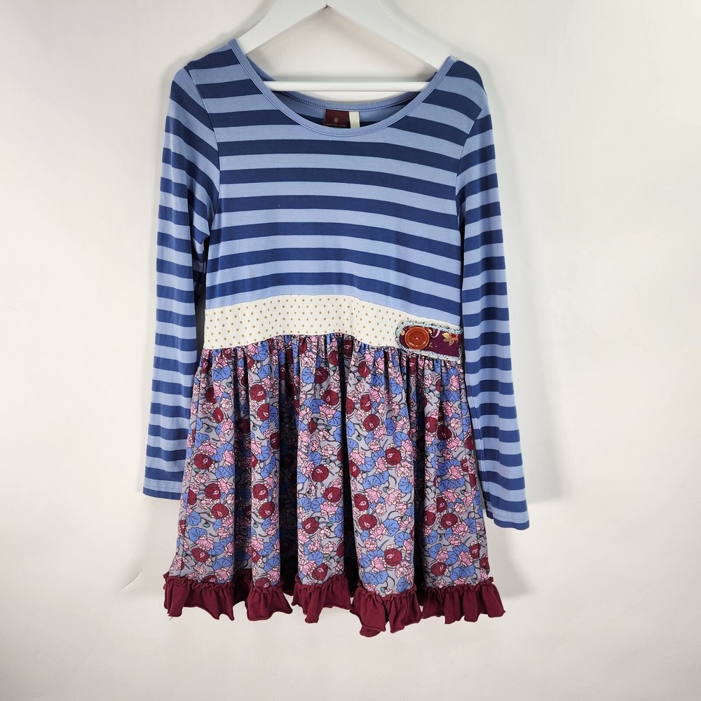 Matilda Jane Character Counts Girls 6 Dress Heart Soul Pride Paisley